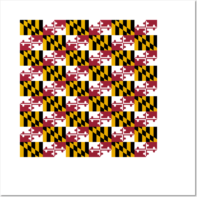 Maryland Flag Wall Art by MelissaJoyCreative